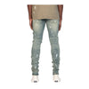 Purple Brand Mens Skinny Fit Jeans P001-WMKS122 Worn Mid Indigo