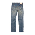 Purple Brand Mens Vintage Aged Indigo Blowout Straight Leg Jeans P005-VAIB323 Mid Indigo