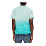 Purple Brand Mens Textured Inside Out Crew Neck T-Shirt P101-JCGS225 Green