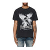 Purple Brand Mens Textured Inside Out Crew Neck T-Shirt P101-JFBB224 Black