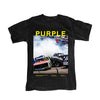 Purple Brand Mens Graphic Inside Out T-Shirt P101-QRBN223 Black