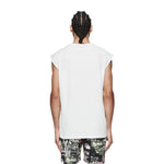 Purple Brand Mens Textured Jersey Tank Top P103-JNBW324 White