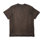Purple Brand Mens Textured Jersey Crew Neck T-Shirt P104-JOWG125 Orange