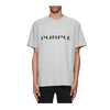 Purple Brand Mens Textured Jersey Crew Neck T-Shirt P104-JWHG324 Heather