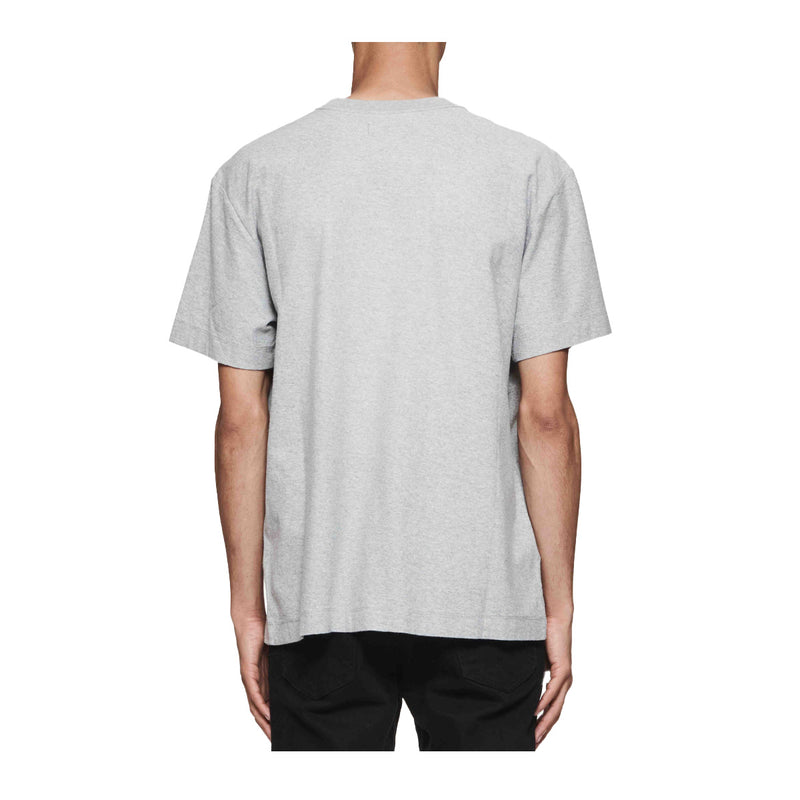 Purple Brand Mens Textured Jersey Crew Neck T-Shirt P104-JWHG324 Heather