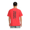 Purple Mens Stacked Crew Neck T-Shirt P104-TJRS323 Red