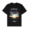 Purple Brand Mens Graphic Textured Jersey SS Crewneck T-Shirt P104-TJSS323 White