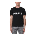 Purple Brand Mens Clean Crew Neck T-Shirt P109-CBCT223 Black Beauty