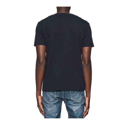 Purple Brand Mens Clean Jersey Crew Neck T-Shirt P109-CBSH424 Black