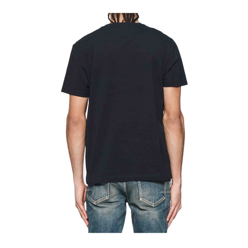 Purple Brand Mens Clean Jersey Crew Neck T-Shirt P109-CBSS424 Black