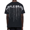 Purple Brand Mens HWT Jersey Crew Neck T-Shirt P117-HBWD125 Black