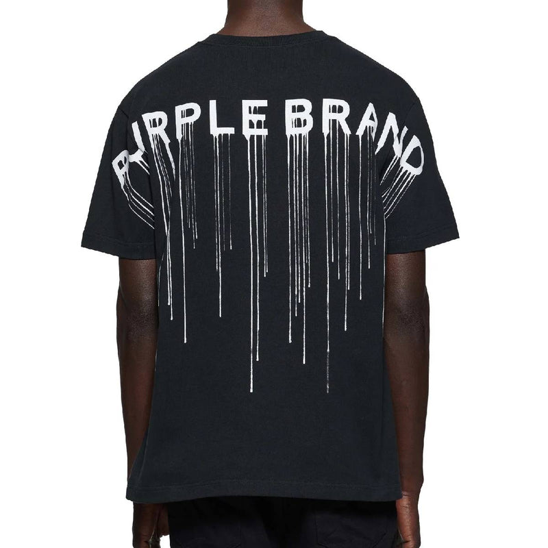 Purple Brand Mens HWT Jersey  P117-HBWD125 Black