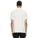 Purple Brand Mens Monogram Polo Shirt P138-JTBW324 Off White