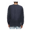 Purple Brand Mens Textured Jersey Sweatshirt P204-JWGW125 Black