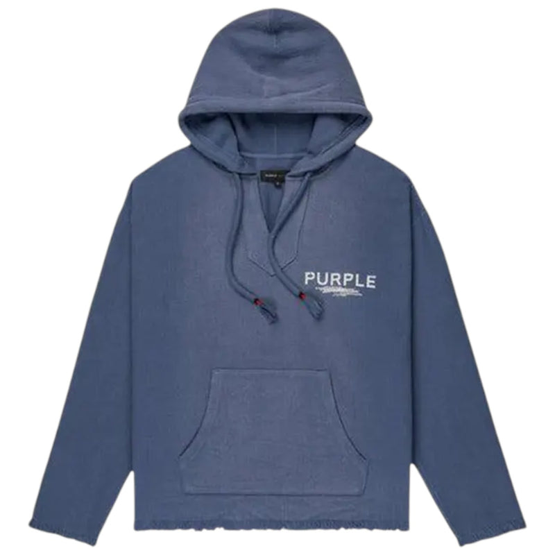 Purple Brand Mens Beach Hoodie P324-CMBT323 Blue