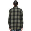 Purple Brand Mens Plain Flannel Button Front Shirt P331-FPWM124 Green