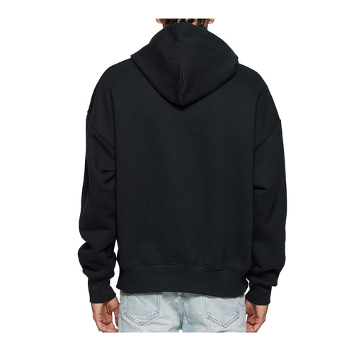 Purple Brand Mens Heavyweight Fleece PO Hoodie P401-HBBF125 Black