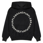 Purple Brand Mens HWT Fleece PO Hoodie P401-HBBW124 Black Beauty