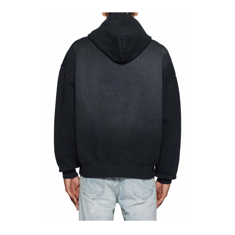 Purple Brand Mens Heavyweight Fleece PO Hoodie P401-HBSS125 Black