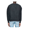 Purple Brand Mens Hwt Fleece Crewneck Sweatshirt P402-HBBW424 Black