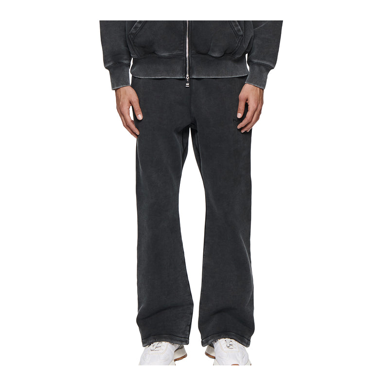 Purple Brand Mens HWT Fleece Flared Sweatpants P459- BFWB724 Black