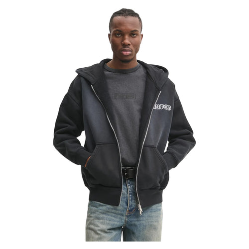 Purple Brand Mens HWT Fleece PO Hoodie P460-HBGW125 Grey