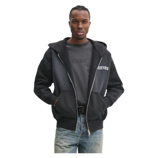 Purple Brand Mens HWT Fleece PO Hoodie P460-HBGW125 Grey