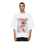 Purple Brand Mens Blade Crew Neck T-Shirt P480-HJSW324 White