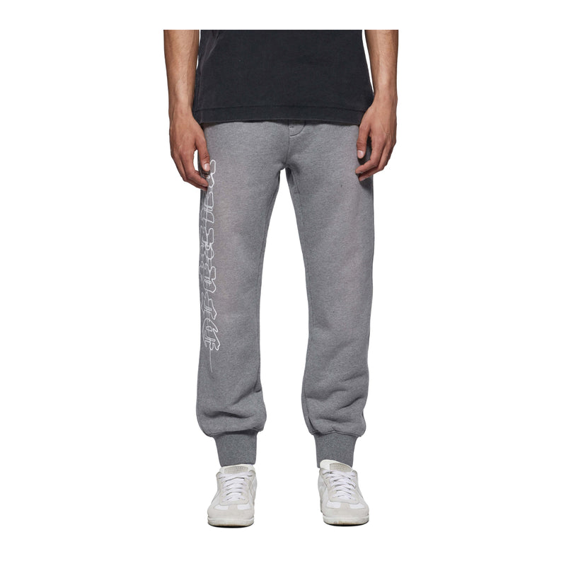 Purple Brand Mens Heavyweight Fleece Joggers P490-HHGG125 Grey