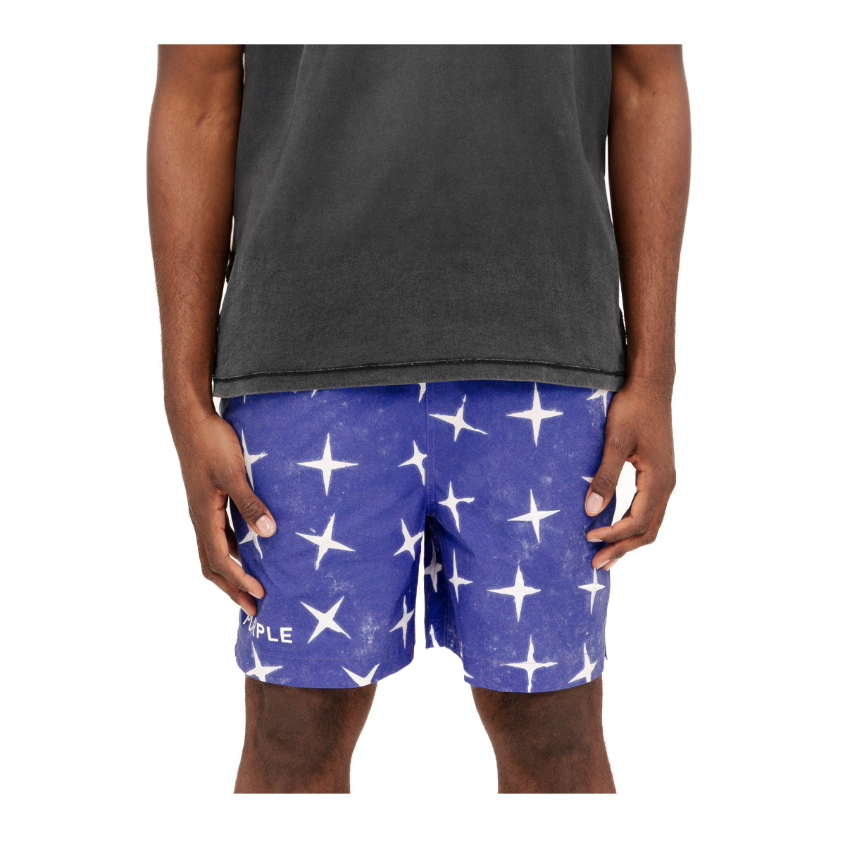 Purple Brand Mens All Round Shorts P504-PBWS225 Multicolor