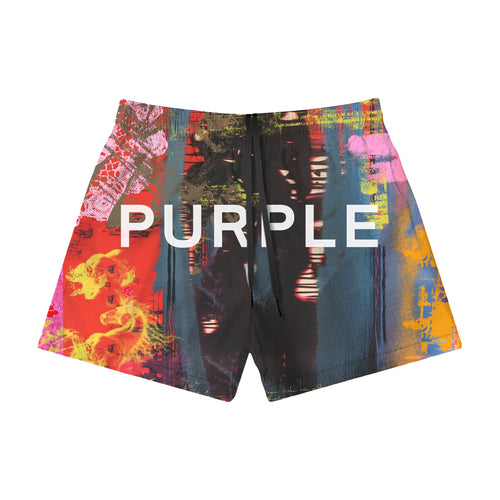 Purple Brand Mens All Round Shorts P504-PMAB225 Multicolor