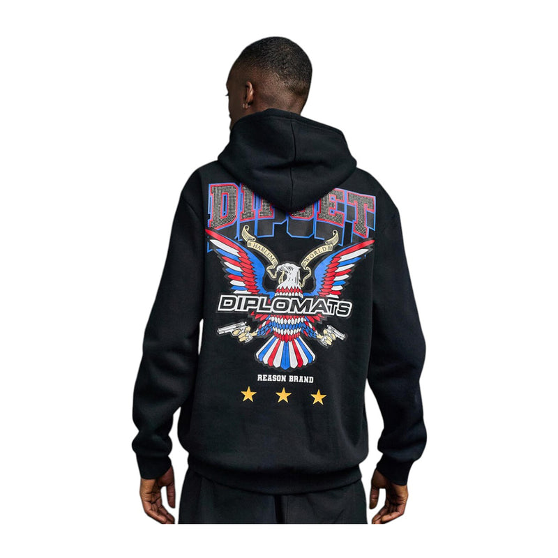 Reason Clothing Mens Dipset Members Hoodie DIP16-001 Black
