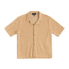 Reason Clothing Mens Textured Button Front Shirt HHE-010-200 Khaki