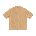 Reason Clothing Mens Textured Button Front Shirt HHE-010-200 Khaki