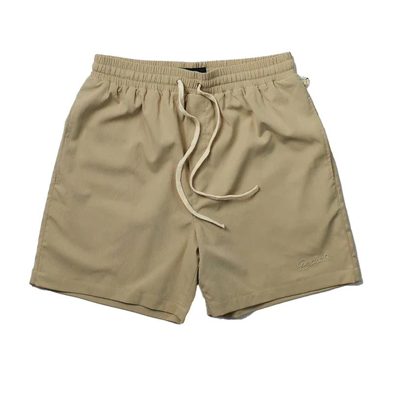 Reason Clothing Mens Textured Shorts HHE-011-200 Khaki