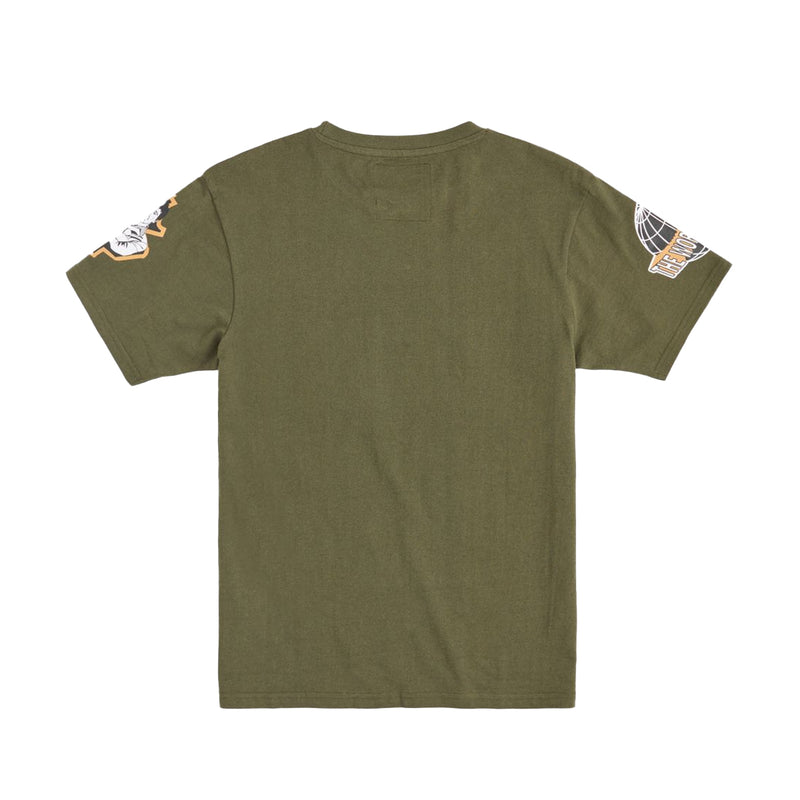 Reason Clothing Mens Scarface Racing Crew Neck T-Shirt SF-210-340 Green
