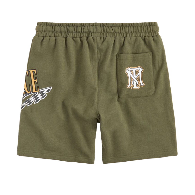 Reason Clothing Mens Scarface Racing Shorts SF-211-340 Green