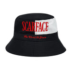 Reason Clothing Mens Scarface Bucket Hat SF-32 Black