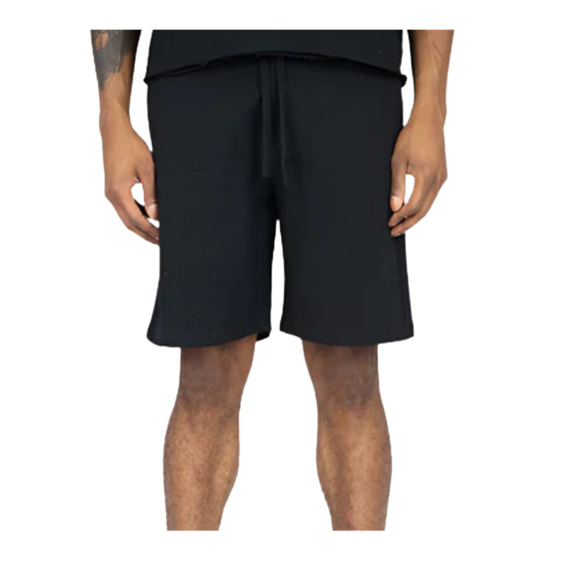 Rebel Minds Mens Heavy Terry Shorts 351-951 Black