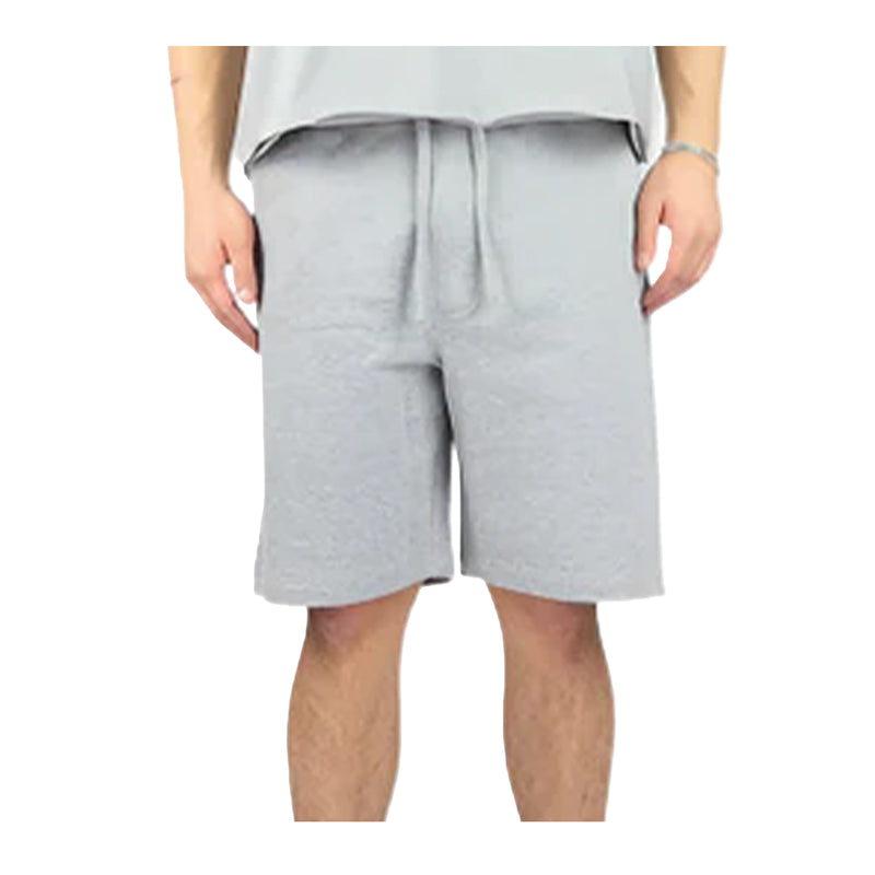 Rebel Minds Mens Heavy Terry Shorts 351-951 Heather Grey