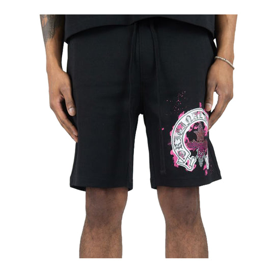 Rebel Minds Mens Original Saints Shorts 610-11963-BK Black