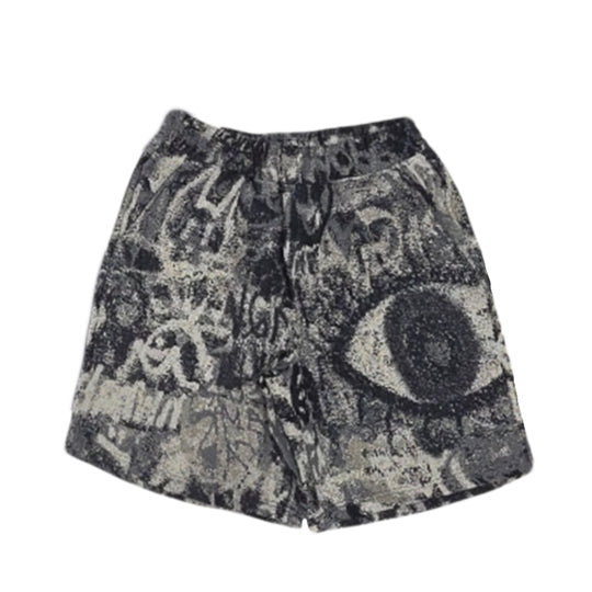 Rebel Minds Mens Live In Color Tapestry Shorts 610-12908 Black