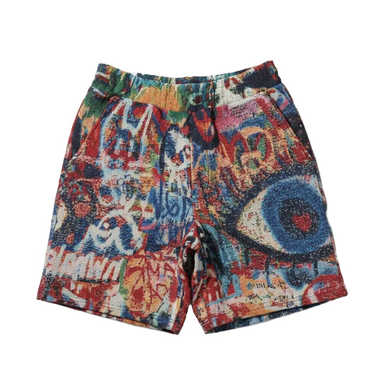 Rebel Minds Mens Live In Color Tapestry Shorts 610-12908 Multicolor