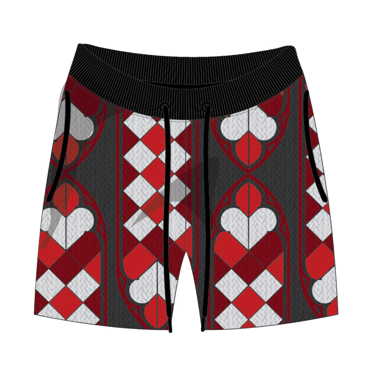 Rebel Minds Mens Peace Of Mind Sweater Shorts 610-15925-BK Black