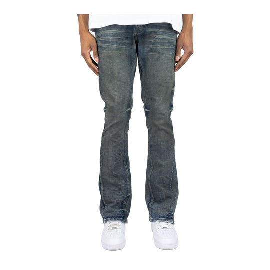 Rebel Minds Mens Basic Stacked Jeans A00-43430-DVB Dirty Vintage