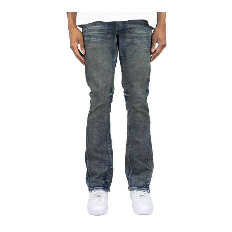 Rebel Minds Mens Basic Stacked Jeans A00-43430-DVB Dirty Vintage