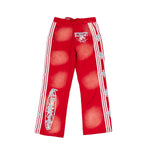 Retrovert Mens Studded Destruction Sweatpants FW2415 Red