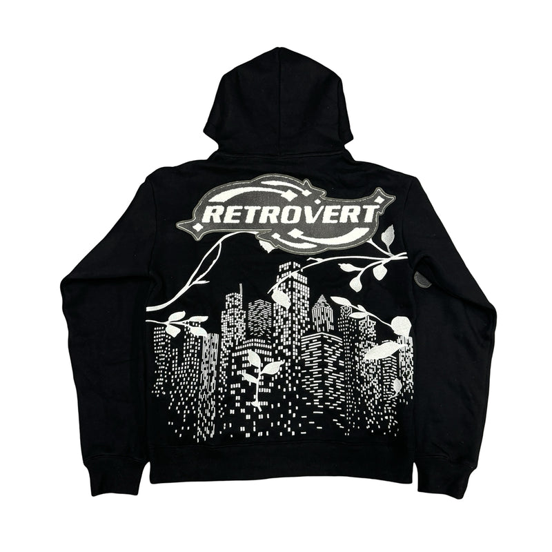 Retrovert Mens Vert 360 Hoodie FW2453 Black