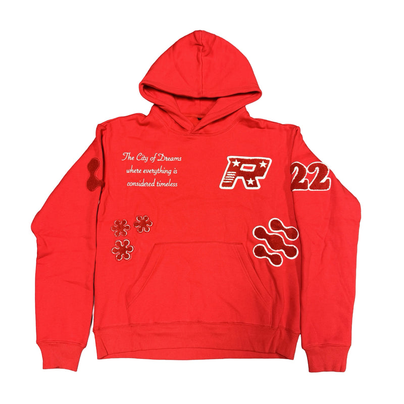 Retrovert Mens Vert 360 Hoodie FW2488 Red