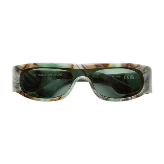 Retrosuperfuture Unisex Pharoah Sunglasses IUA3 Onyx